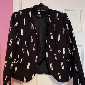 Alphabet blazer